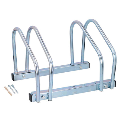 Support à vélos sur mur au sol, 2 vélos
