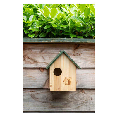 Maison d'écureuil en bois