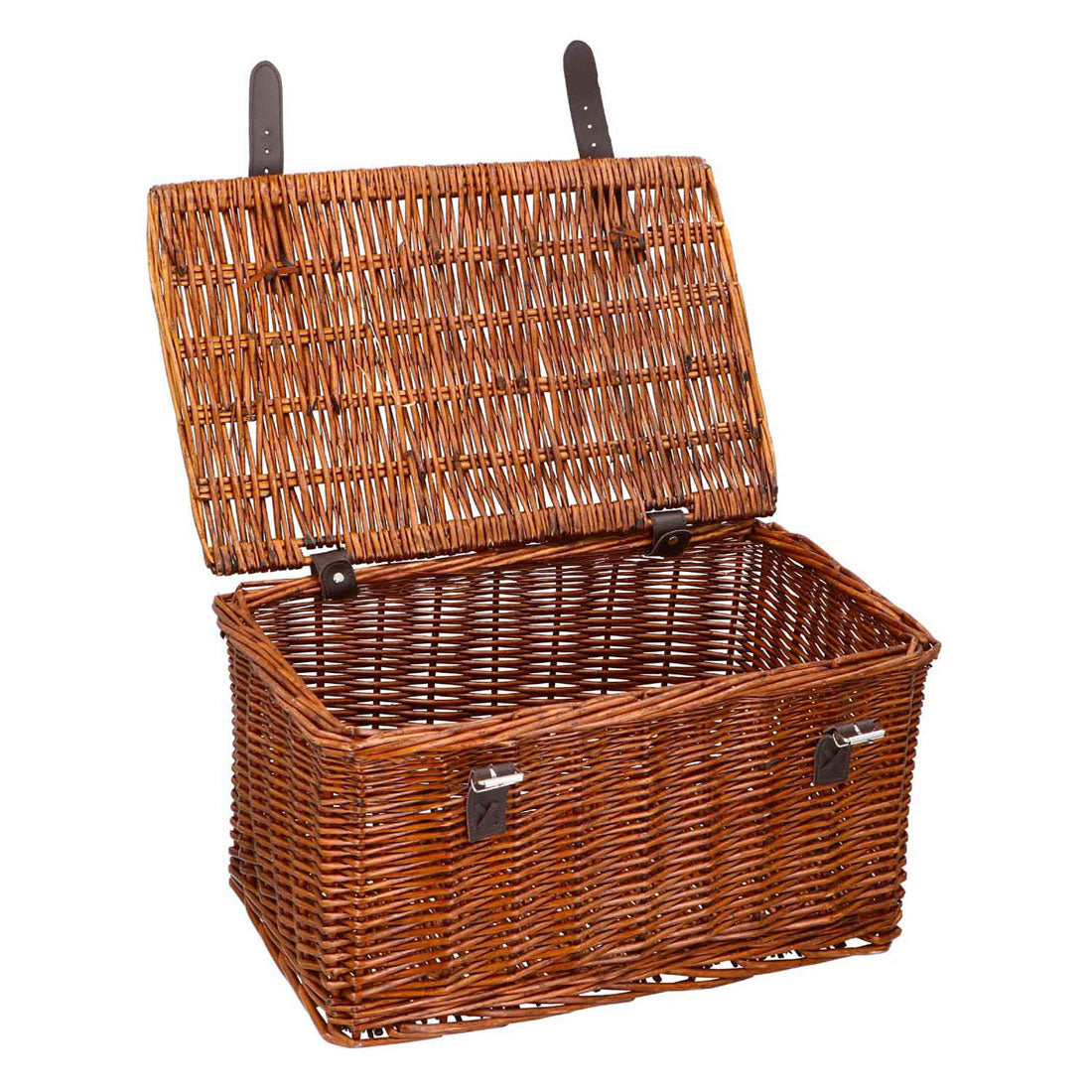 Panier de boulanger vélo marron 45x30x25cm
