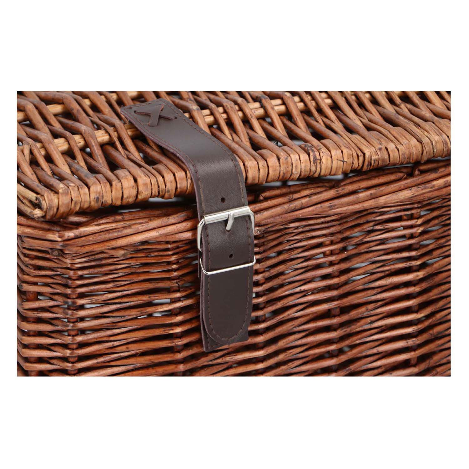Panier de boulanger vélo marron 45x30x25cm