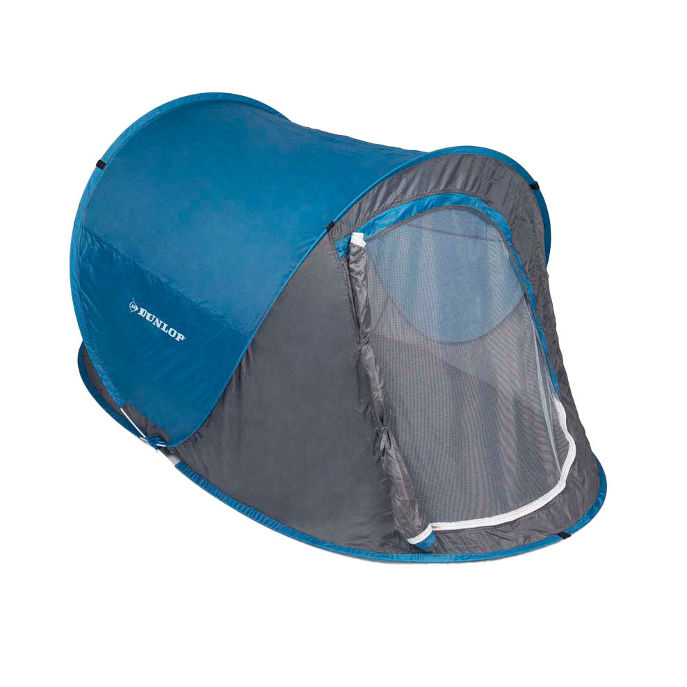 Tente pop-up Dunlop pour 2 personnes - 255x155x95 cm - montage rapide, résistante aux intempéries