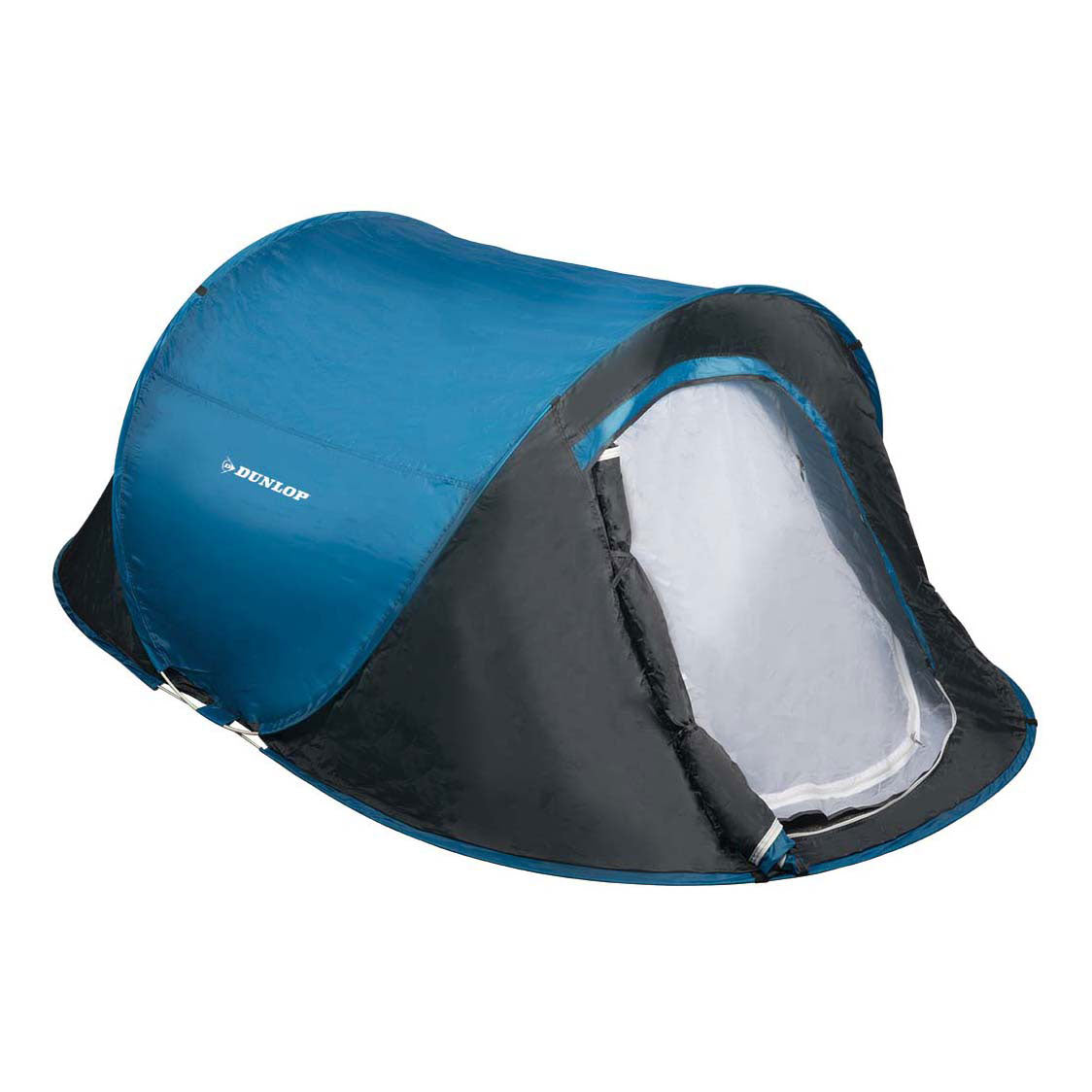 Tente pop-up Dunlop pour 2 personnes - 255x155x95 cm - montage rapide, résistante aux intempéries