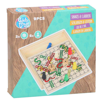 Jeu de serpents et d'échelles en bois