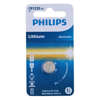Pile bouton Philips cr1220 lithium