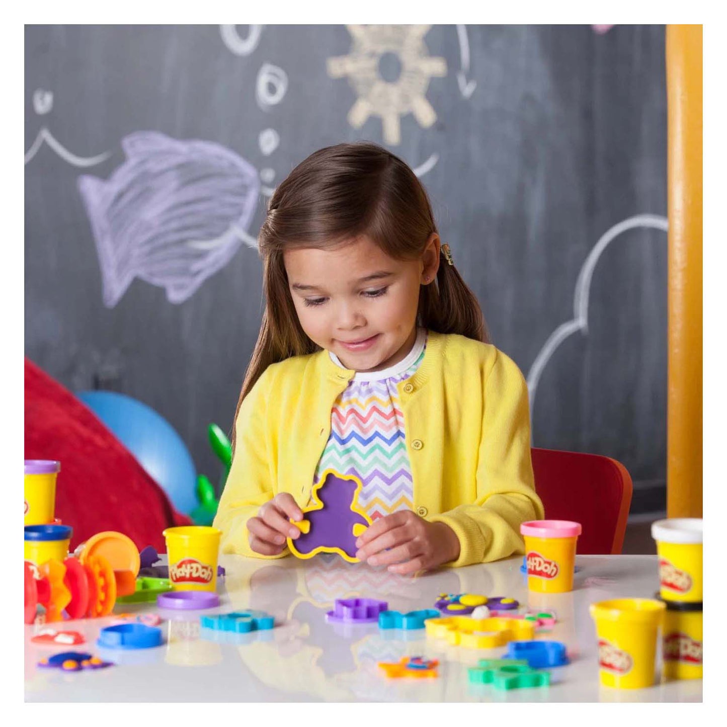 Boîte à outils Play-doh avec +30 pièces 10 pots en argile