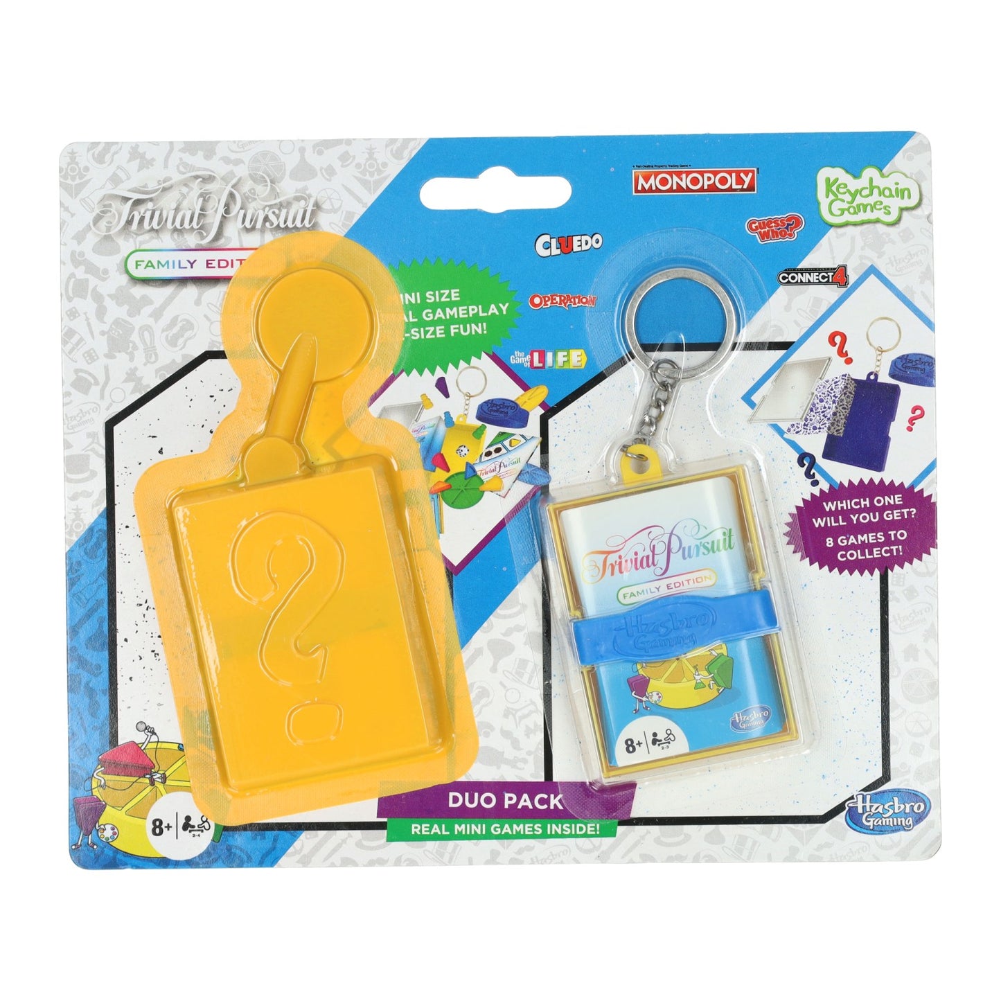 Hasbro – mini-jeu, porte-clés, poursuite triviale