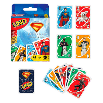 Jeu de cartes Mattel Uno Superman
