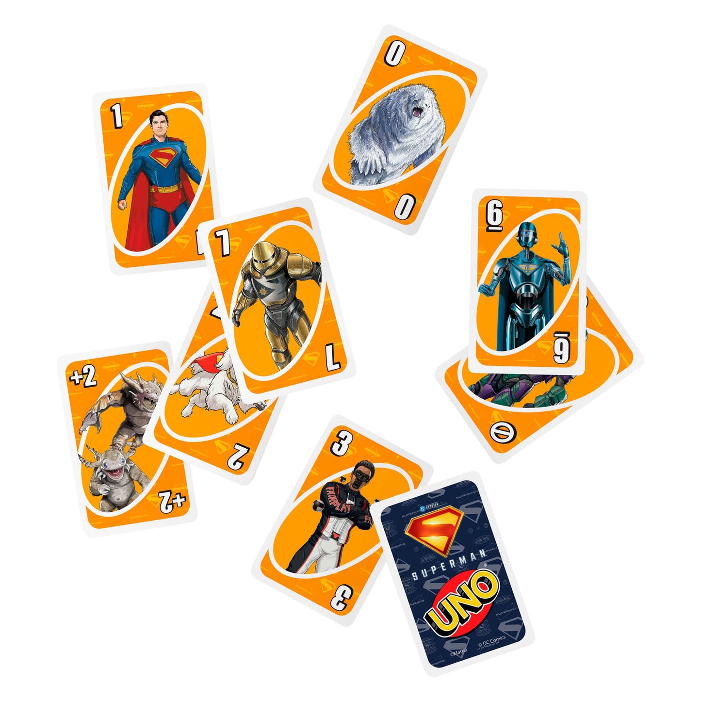 Jeu de cartes Mattel Uno Superman