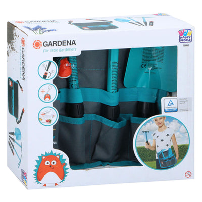 Ensemble d'outils de jardinage pour enfants Gardena avec sac