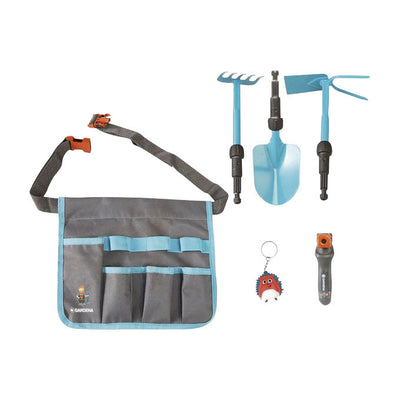 Ensemble d'outils de jardinage pour enfants Gardena avec sac