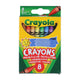 Crayons de cire Crayola - 8 pcs.
