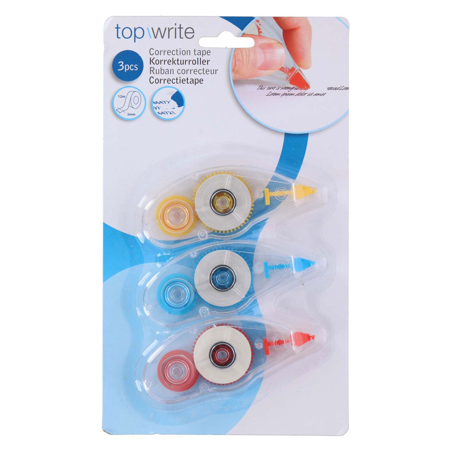 Rouleaux de bande de correction, 3e.
