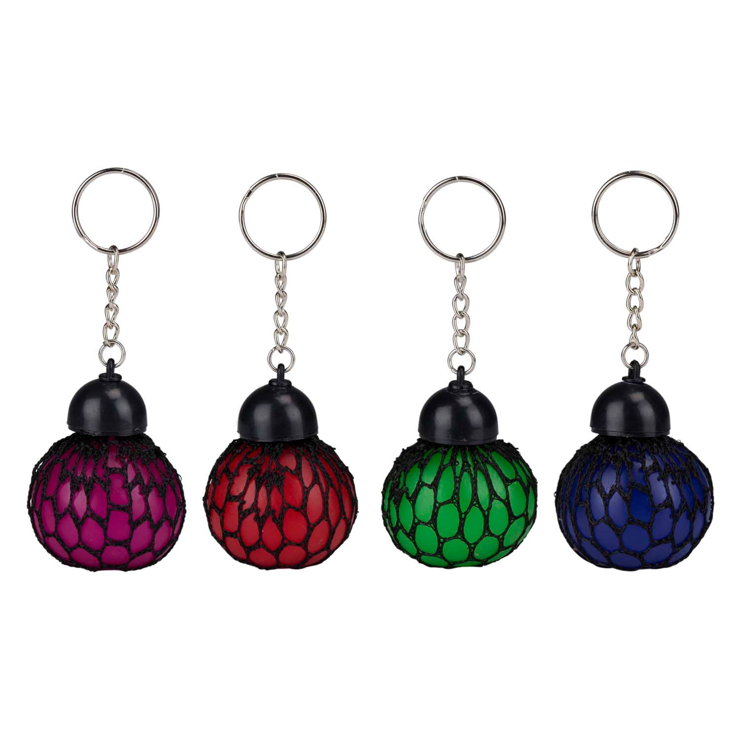 boule de squish en maille clés