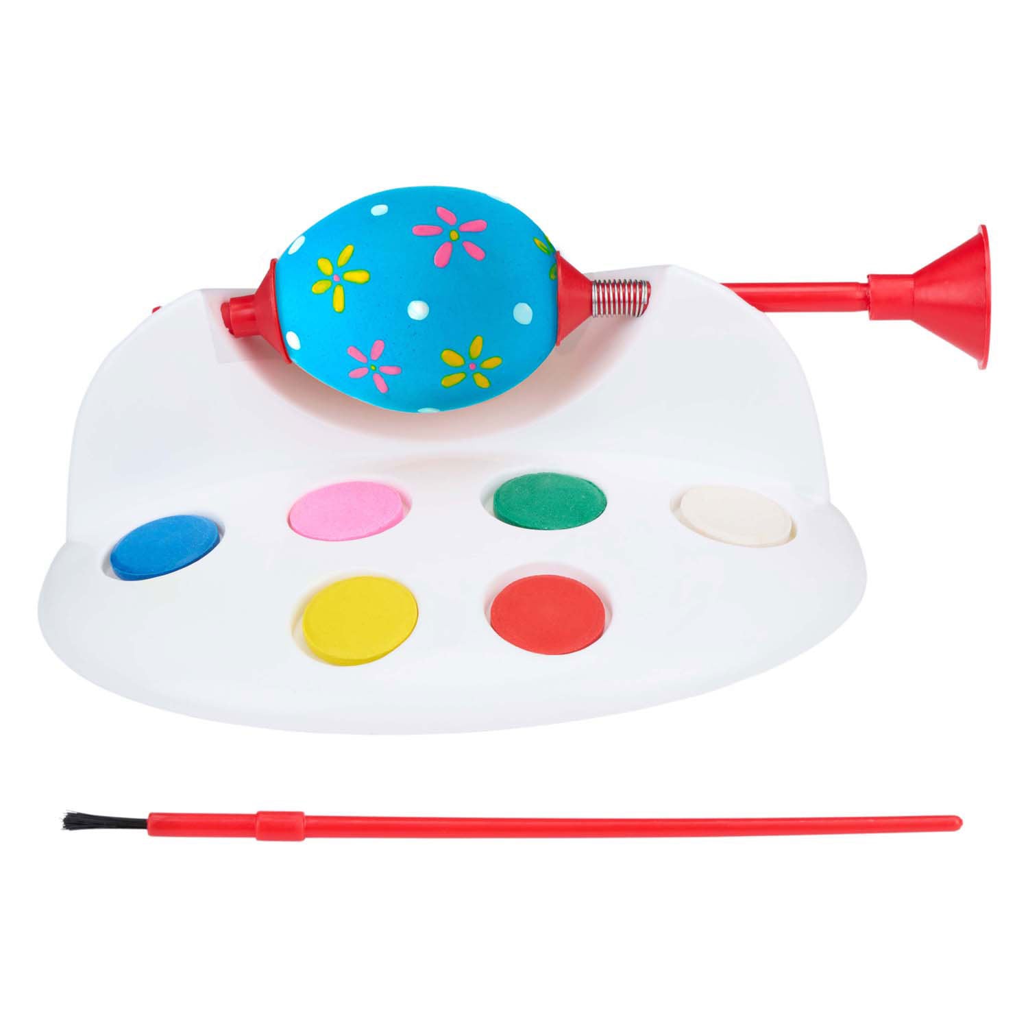 Ensemble de paint d'œufs avec pinceau