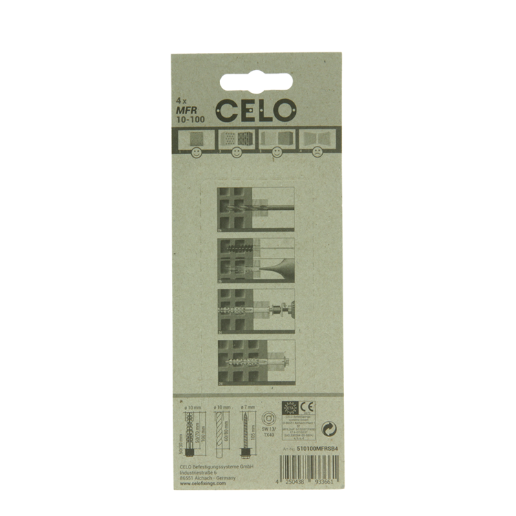 Celo 1065496 - bouchon de fenêtre multifonctionnel mfr 10-100 sb ssks | 5 pièces