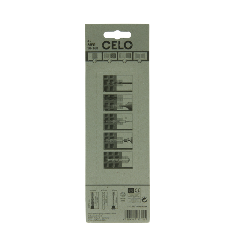 Celo 1065499 - bouchon de fenêtre multifonctionnel mfr 10-160 sb ssks | 5 pièces