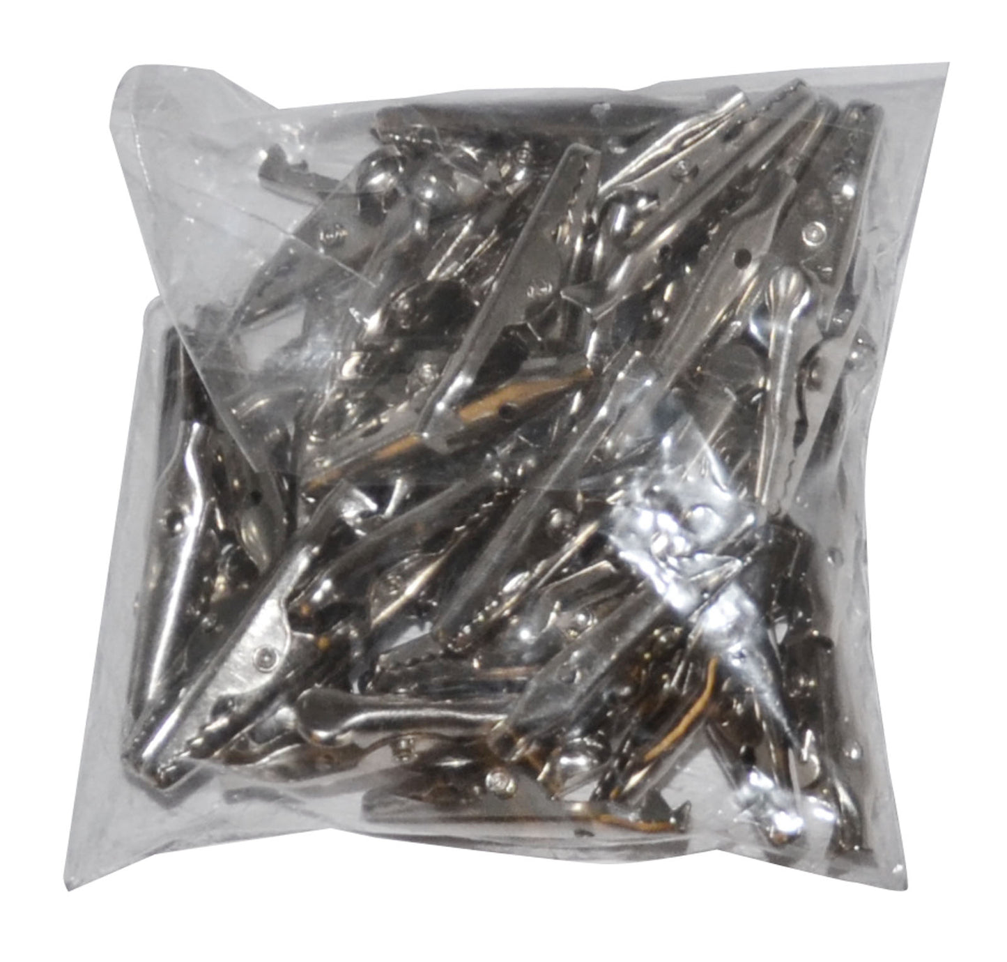 Vaessen creative • pinces crocodile argent 50pcs 32mm