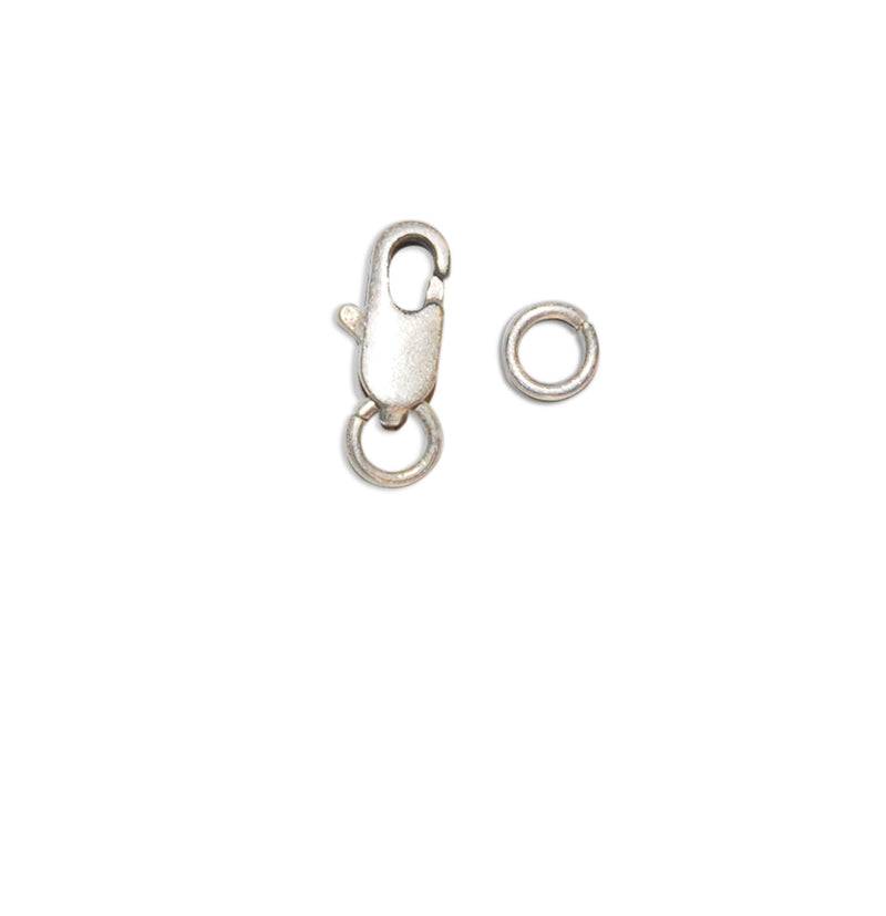 Vaessen creative • fermoir mousqueton 11mm plaqué argent