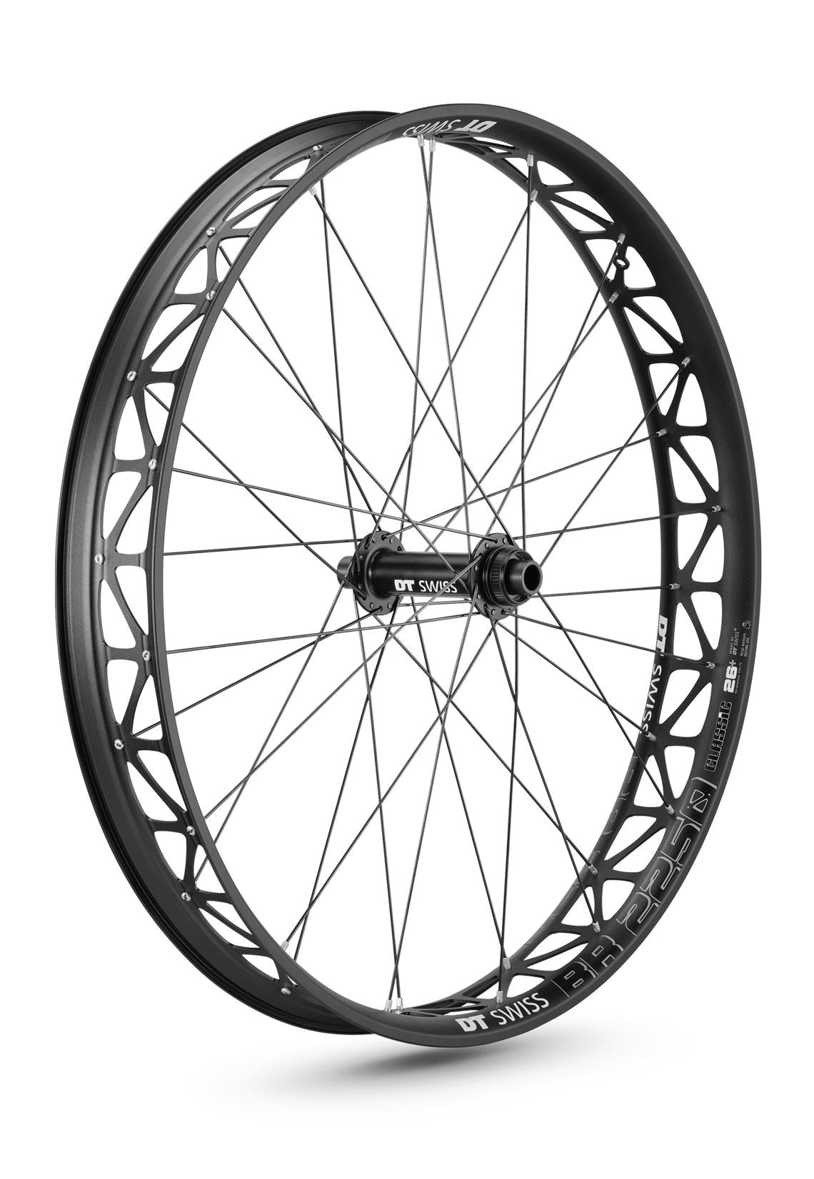 Dt swiss br 2250 classic 26 fat bike disque cl 15 150mm ta roue avant