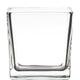 Vase cube en verre hachette 10x10x10cm