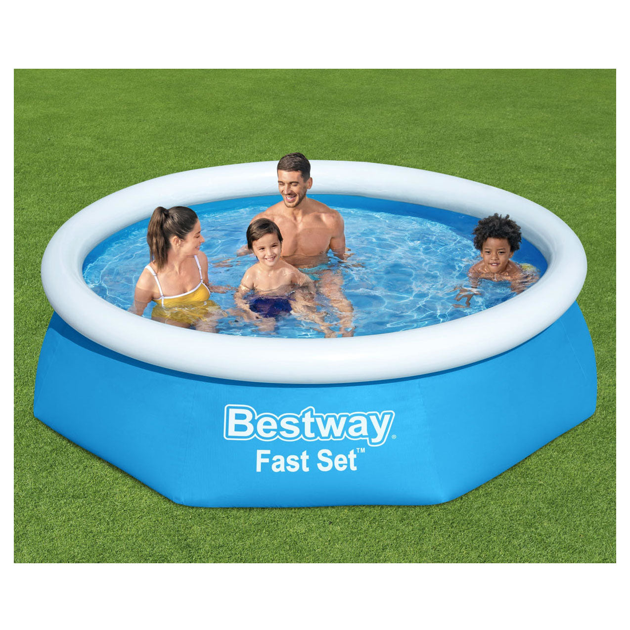 Bestway Piscine Fast Set gonflable autour de 244x66 cm 57265