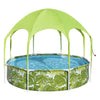 Bestway My First Frame Pool Pool Splash-in-Shade Play Round avec UV Avent, 244 cm