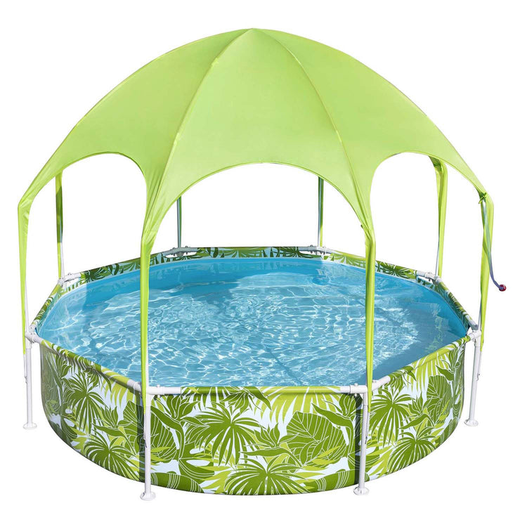 Bestway My First Frame Pool Pool Splash-in-Shade Play Round avec UV Avent, 244 cm