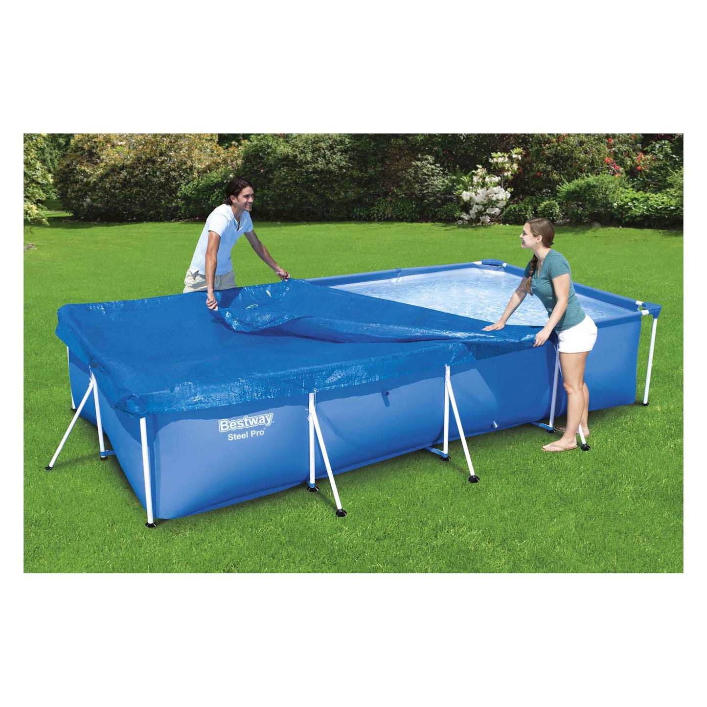 Rectangle de charbon Bestway, 400 cm
