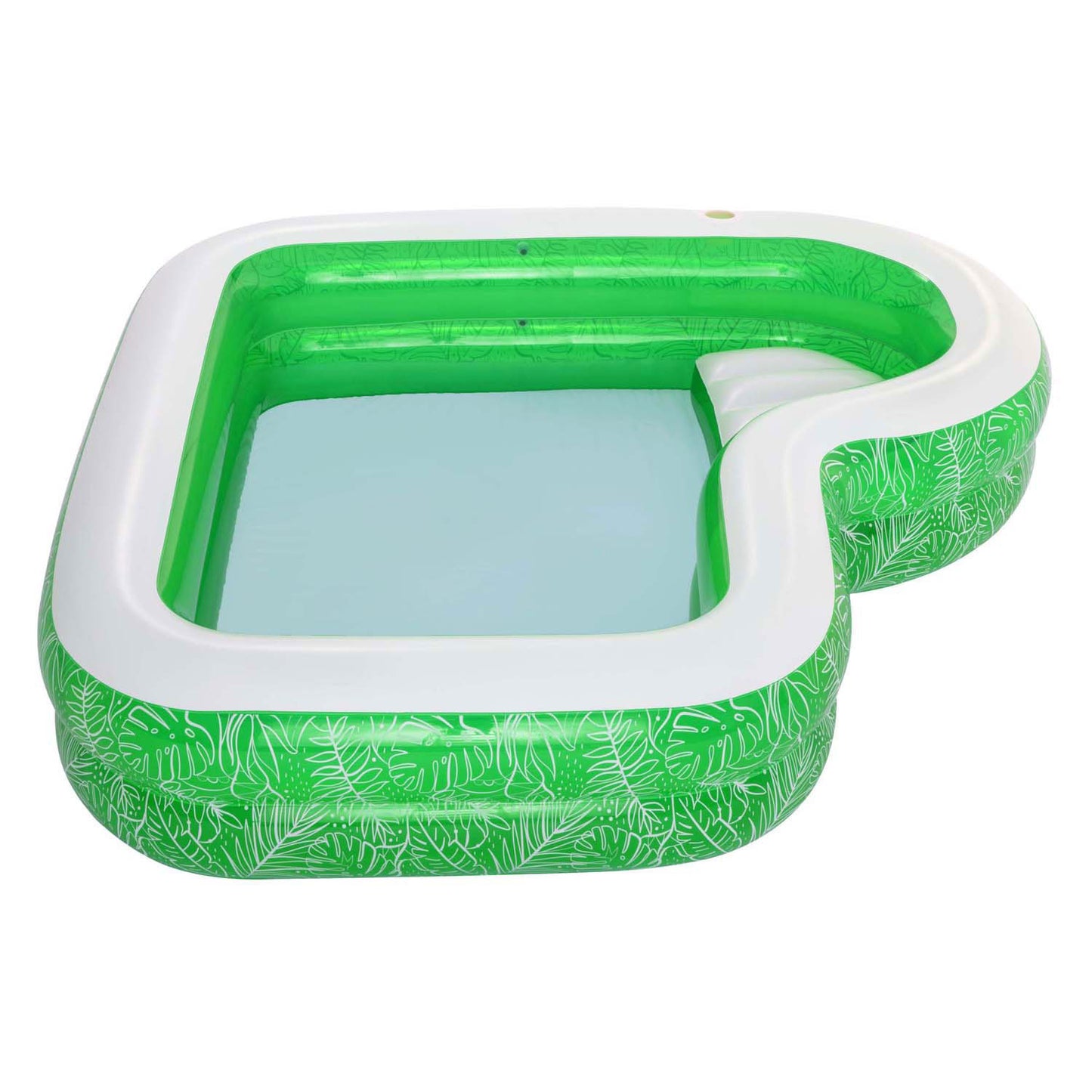 Rectangle de piscine Bestway Rectangle Paradis tropical avec siège, 231 cm