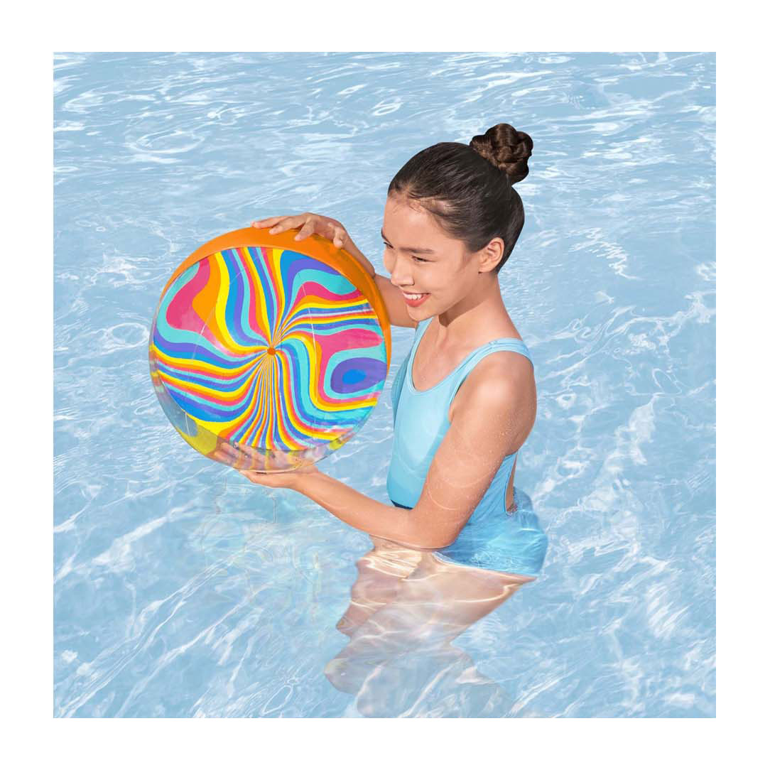 Bestway Strandball Tie-Dye Twist Beachball, 34 cm