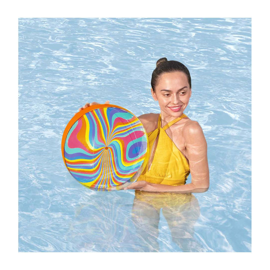 Bestway Strandball Tie-Dye Twist Beachball, 34 cm