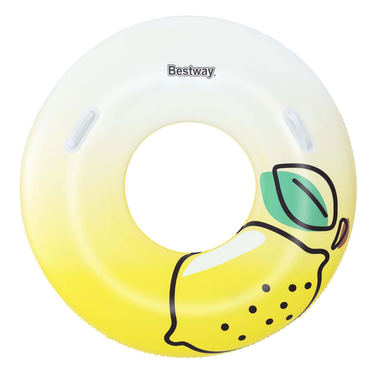 Bestway Swimming Ring Fresh Sqezed Citroen, 99 cm