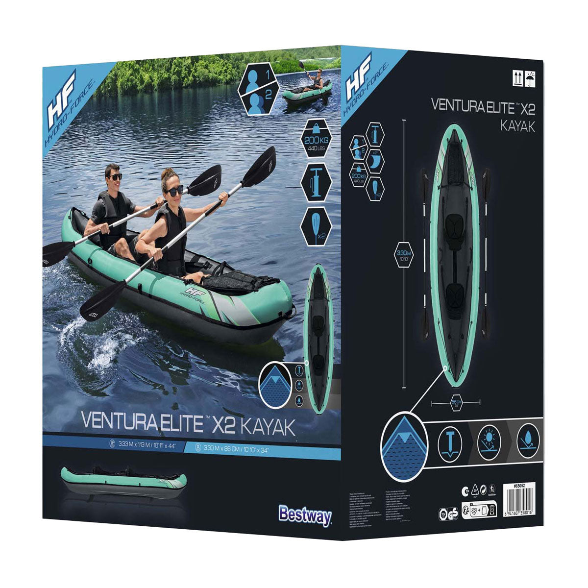 Bestway Hydro Force Kayak Ventura Elite x2 Set gonflable