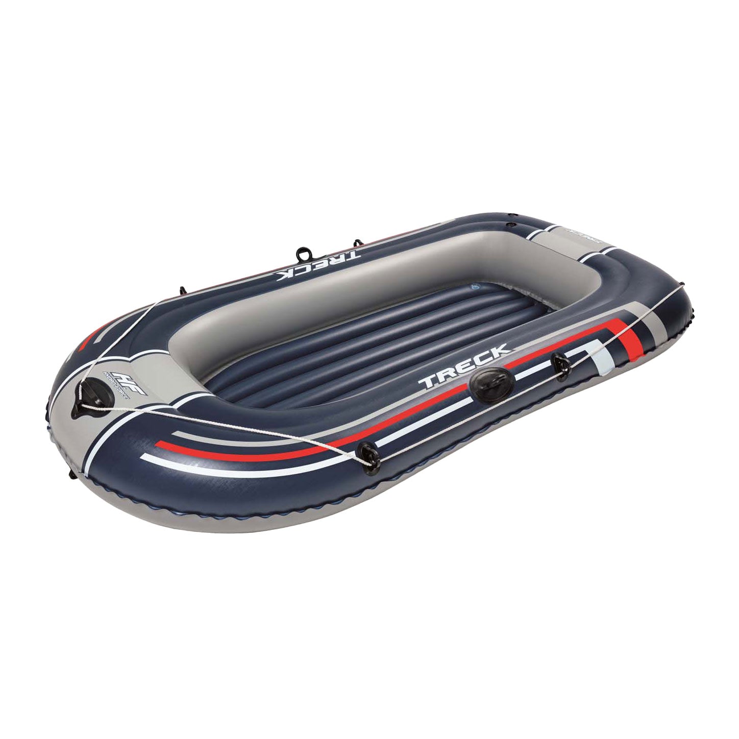 Bestway Hydro Force Boat gonflable avec pompe et casseroles en aviron bleu