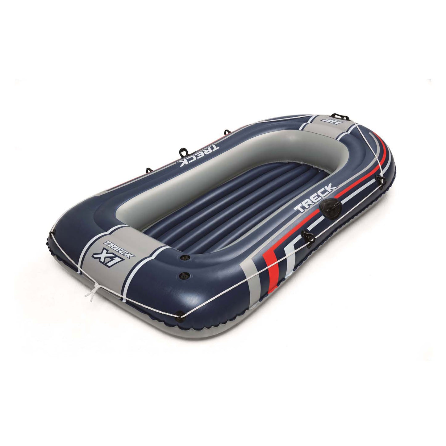 Bestway Hydro Force Boat gonflable avec pompe et casseroles en aviron bleu
