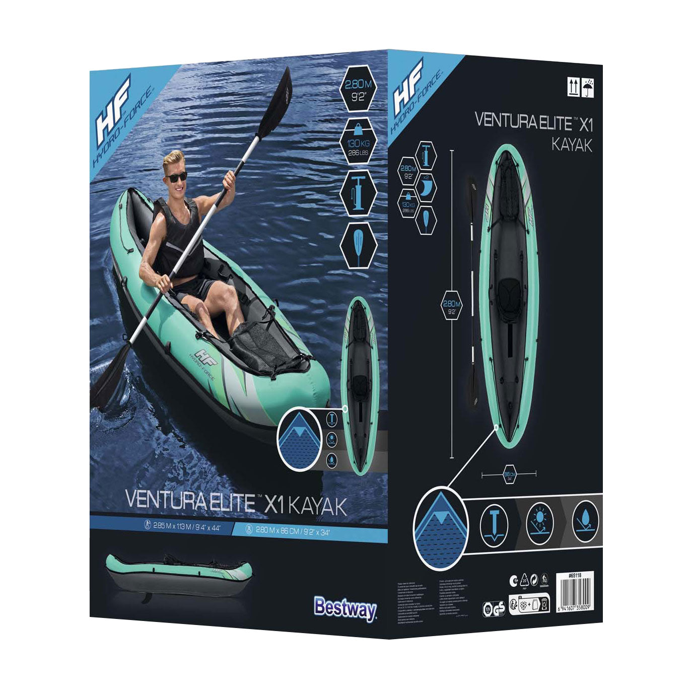 Bestway Hydro Force Kayak Ventura Elite X1 Set gonflable