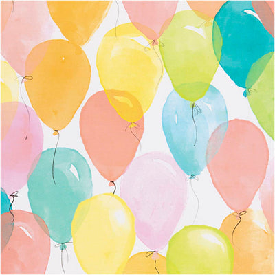 Papier cadeau Creativ company, ballons, l: 50 cm, 80 gr, couleurs pastel, 5 m 1 rouleau
