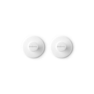 Brabantia brabantia renouveler les crochets de serviettes 2 pièces blanches