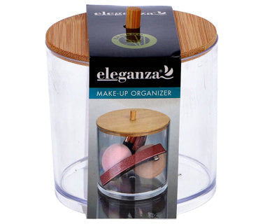 Organisateur de maquillage avec du bambou