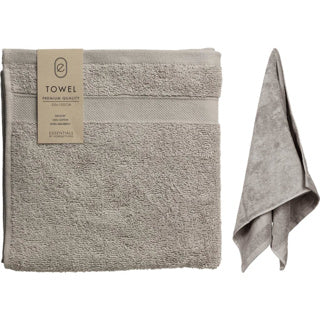Serviette 50x100 cm gris clair