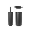 Accessoires de toilettes de Brabantia Mindset, ensemble de 3 minéraux infini gris