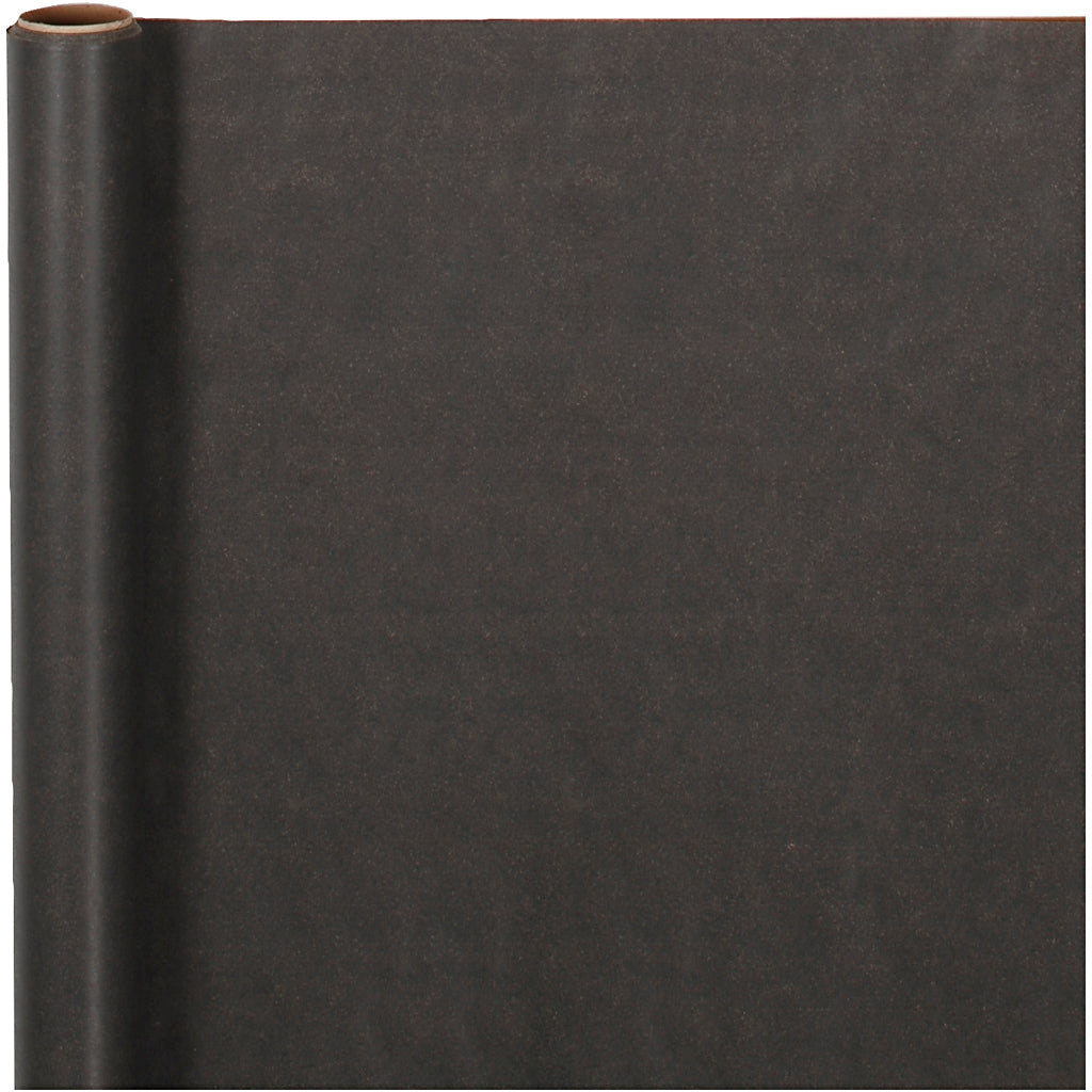 Papier cadeau Vivi Gade, l: 50 cm, 60 gr, noir, 5 m 1 rouleau