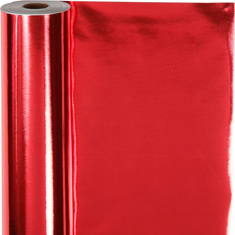 Papier cadeau Creativ company, l: 50 cm, 65 gr, rouge, 100 m 1 rouleau