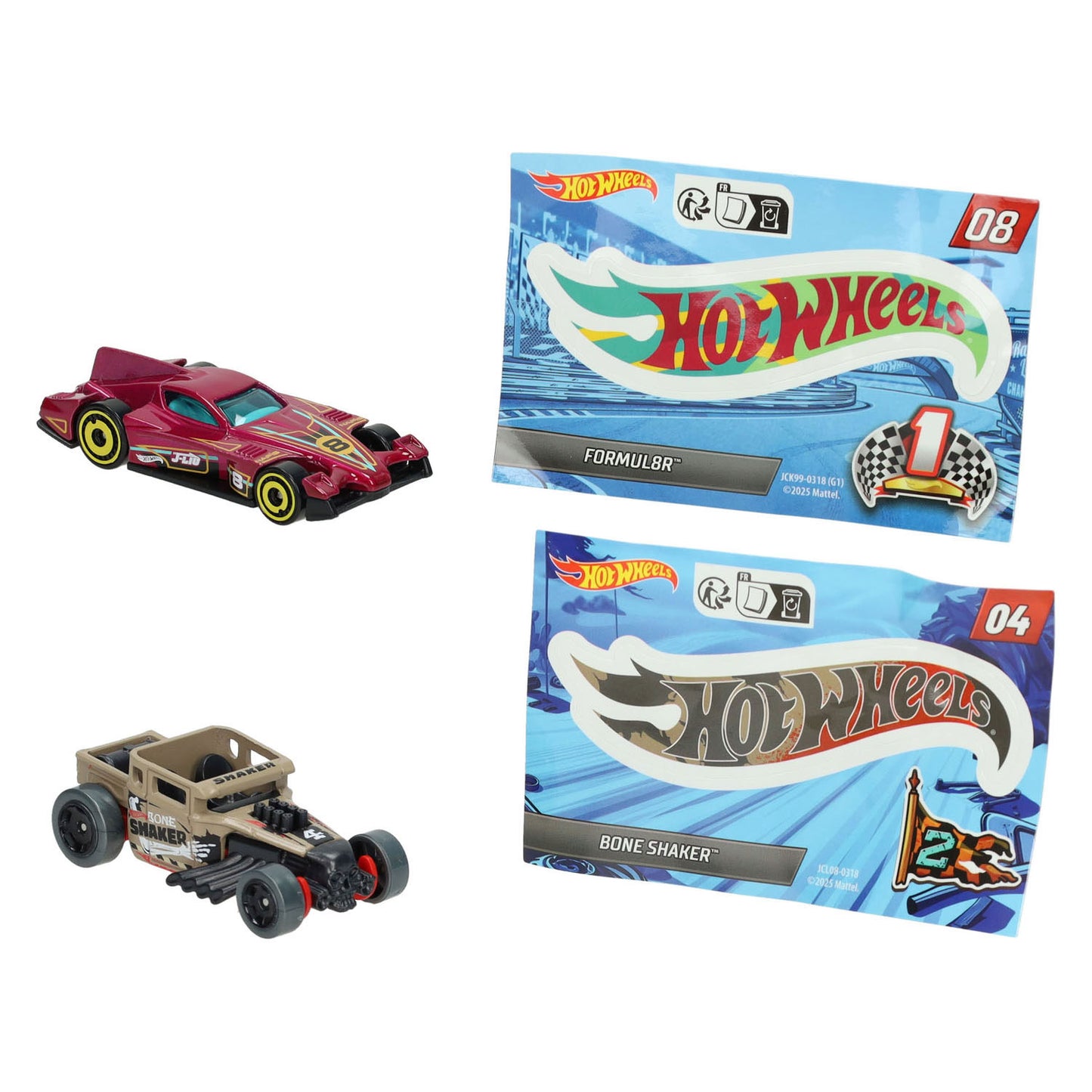 Voiture mystère Hot Wheels avec autocollant - 1:64