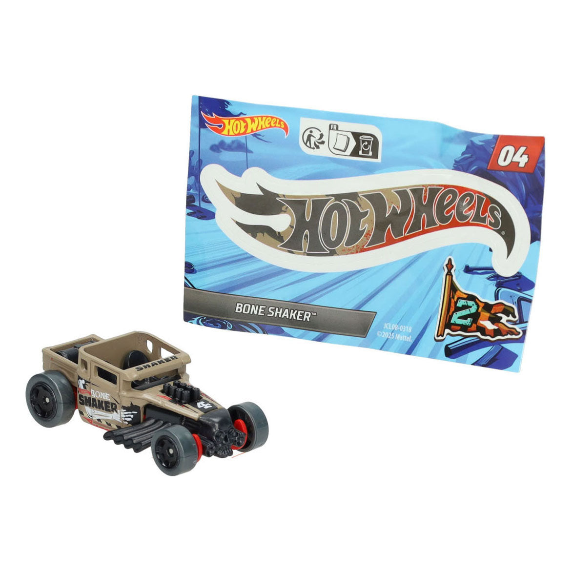 Voiture mystère Hot Wheels avec autocollant - 1:64