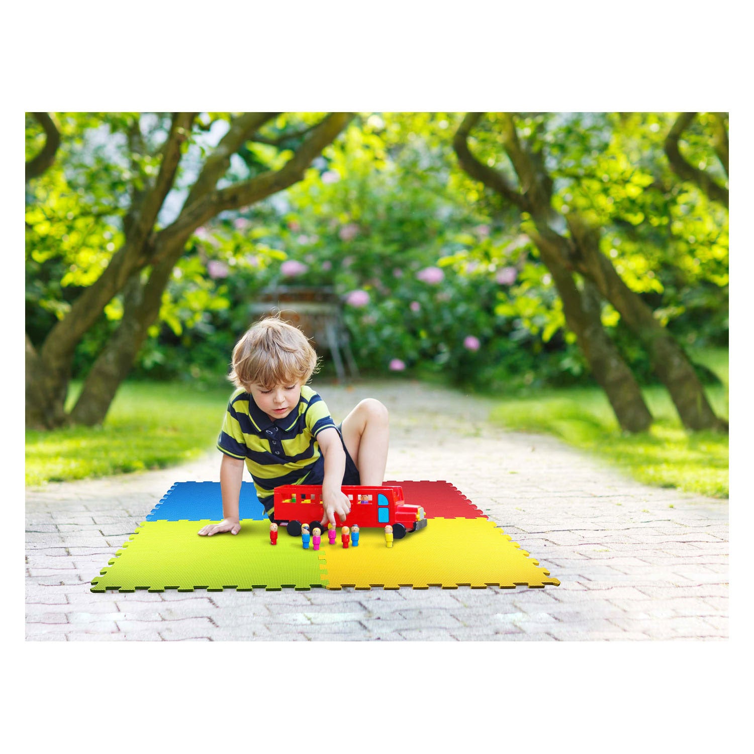 Carreaux de tapis de sol, 4e.