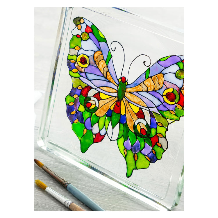 Peinture en verre 6 couleurs