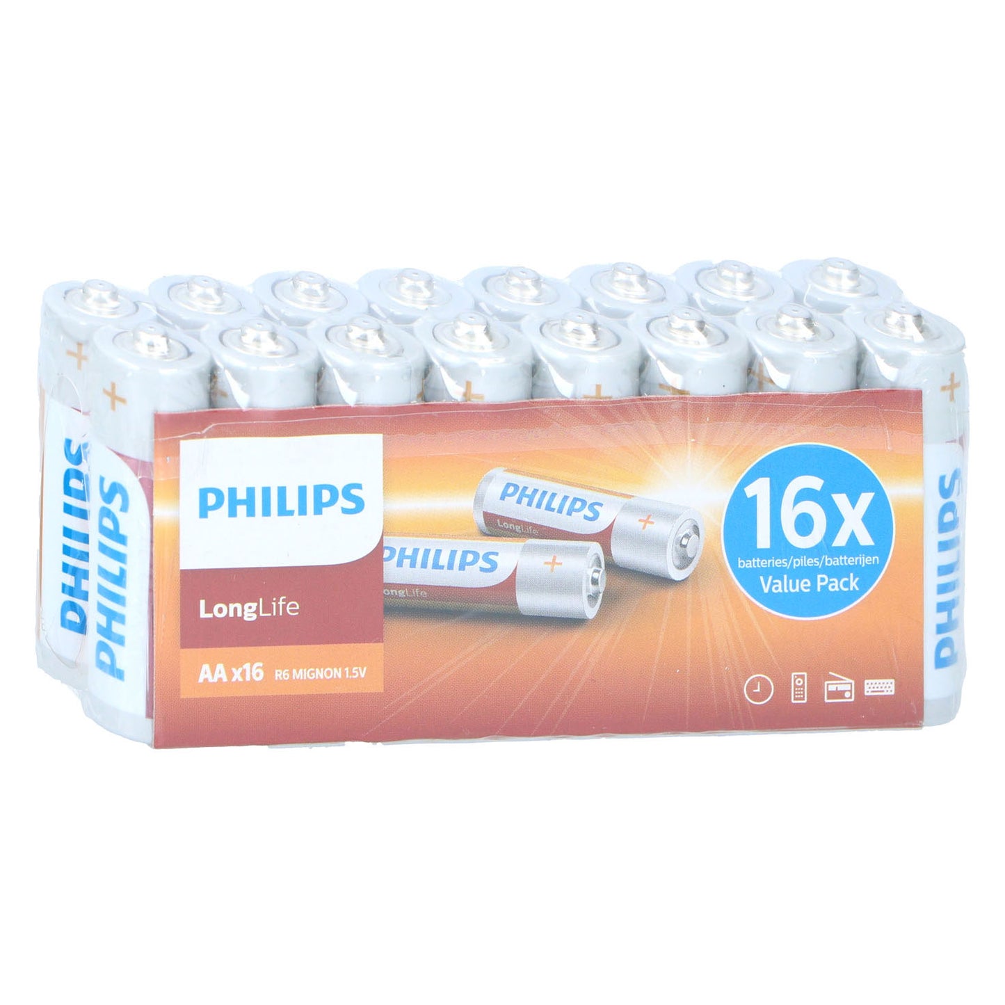 Philips Longlife AA Battery, 16e.