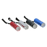 Lampe de poche en aluminium coloré 9led - afbeelding 1