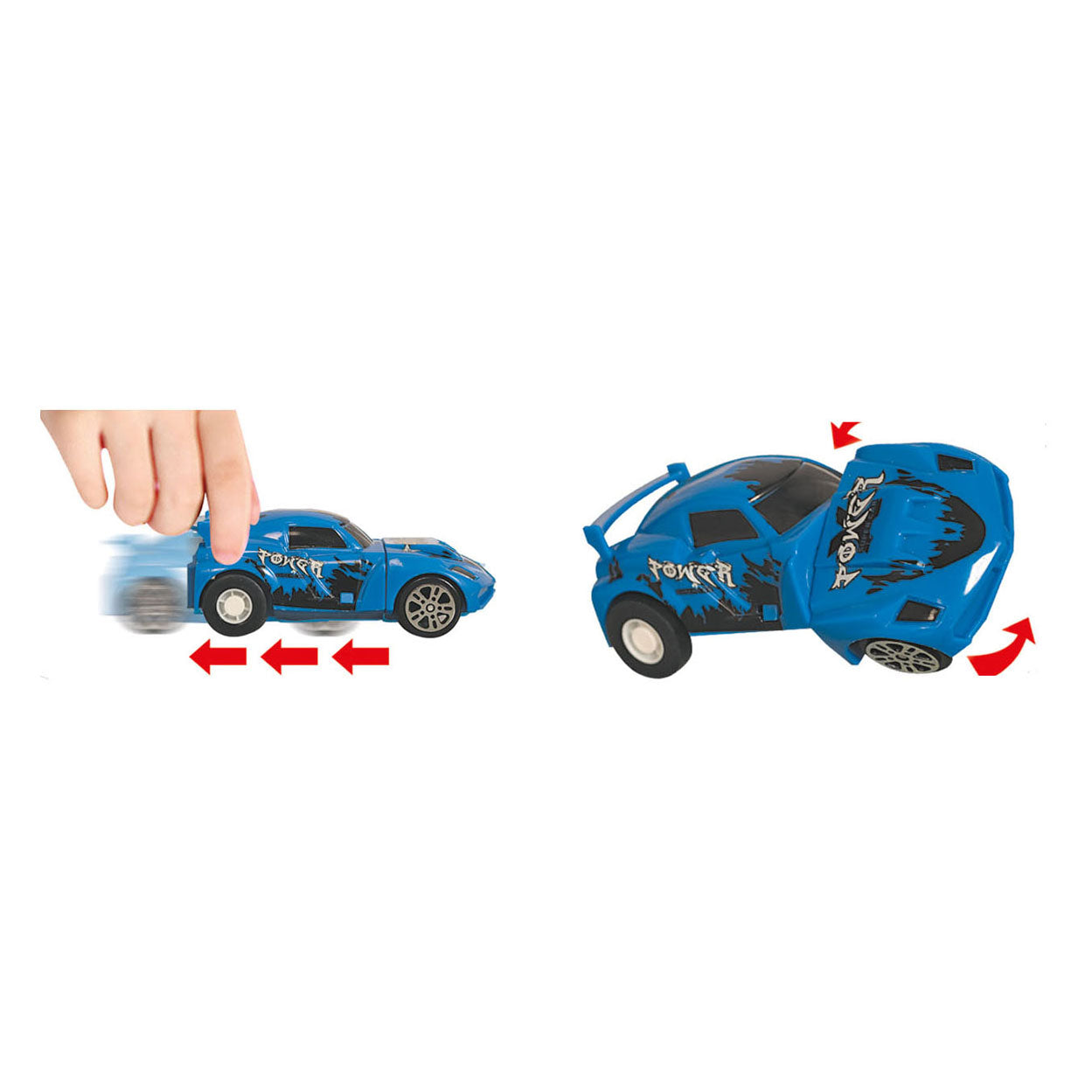 Boucle de piste de course avec une voiture 360 ​​à traction, 32dlg.
